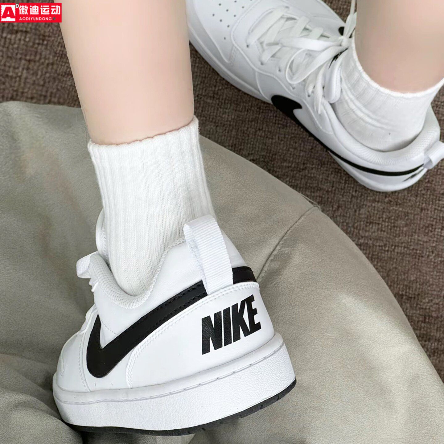 耐克女鞋COURT大童鞋板鞋