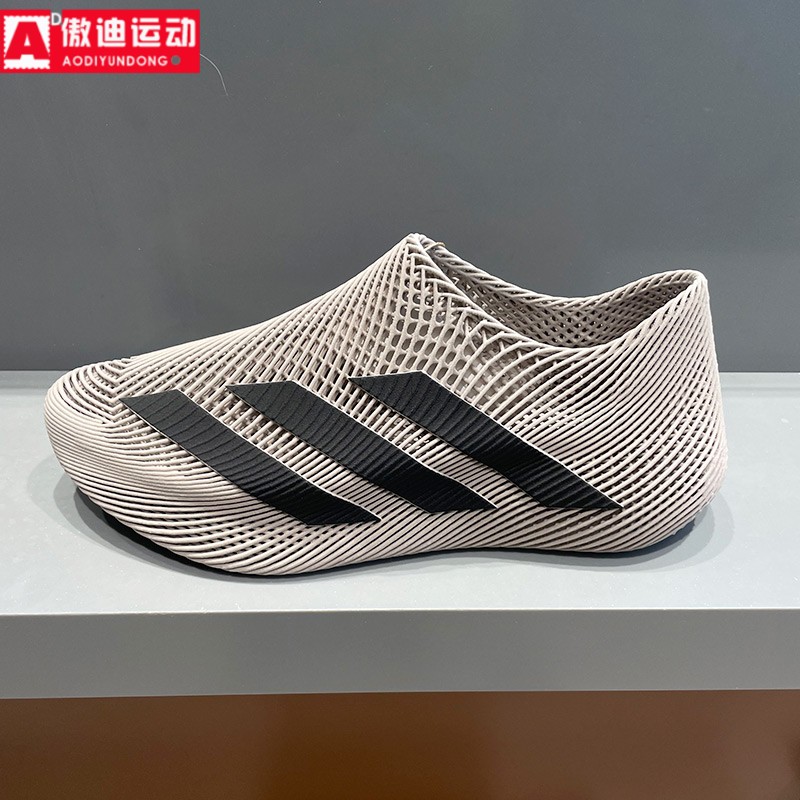 Adidas阿迪达斯男鞋2026新款简约透气回弹缓震一脚蹬跑步鞋KJ8977