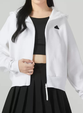 阿迪达斯女装Z.N.E. 2023针织连帽休闲运动外套 IN5133 5131 5128