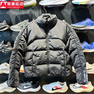 阿迪达斯女子2023冬季 简约百搭保暖防风立领运动羽绒服IL8940 新款