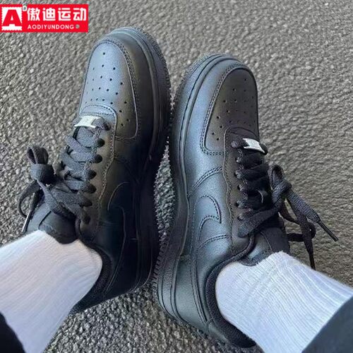 耐克Nike女鞋2025冬新款黑武士运动鞋空军一号板鞋AF1 HV4403-001