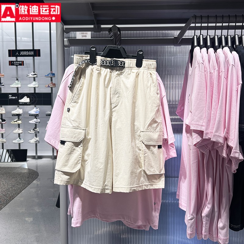 Nike耐克男子2025夏款大口袋工装透气宽松休闲运动短裤HJ2909-229