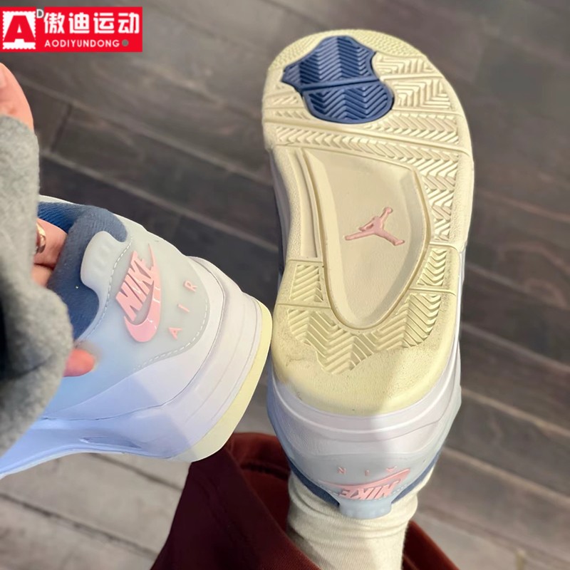 NIKE耐克男鞋2025春款JORDAN AJ4气垫运动鞋休闲篮球鞋FQ7939-101