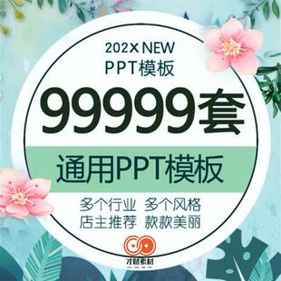 演讲素材 ppt模板动态简约大气高W端工作汇报毕业答辩教学课件
