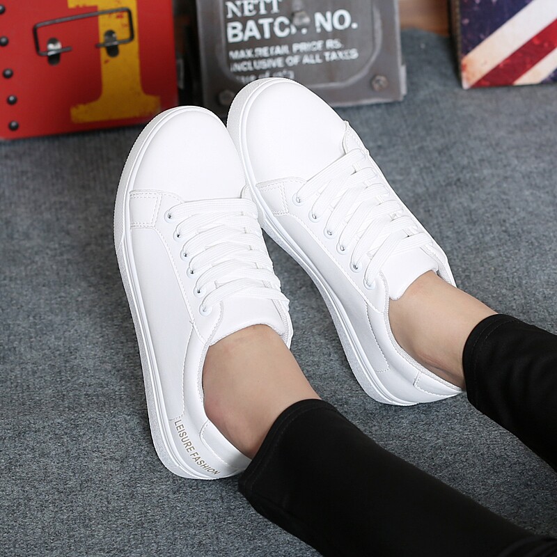 Spring and summer Large size shoes White shoes Outsize Flat shoes Sports and leisure shoes 40 41 42 43 44 codein the Women's Shoes, Low shoe, Leisure shoes category - from Buy2taobao.com to provide professional Taobao agent buy service