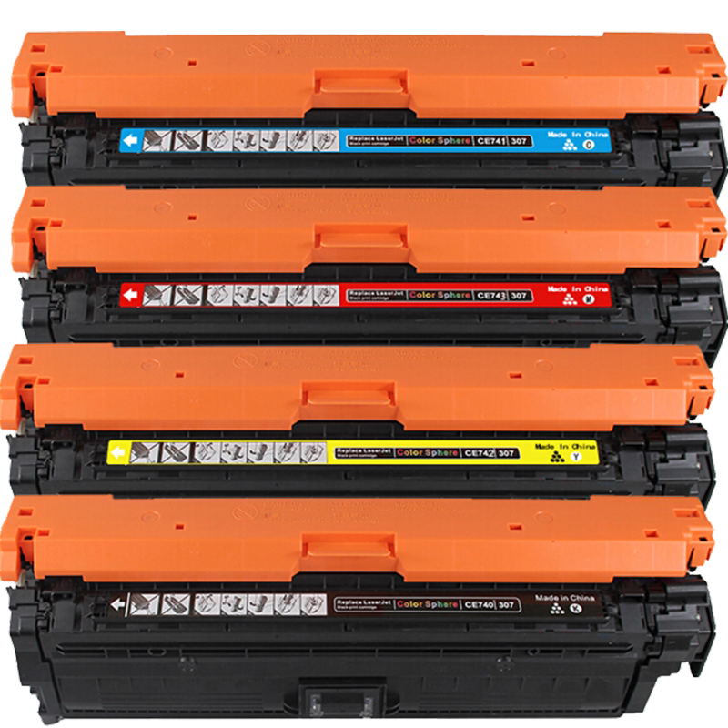 翼耐适用惠普CE740A 307A硒鼓HP CP5225DN CP5220 CP5225XH CRG322 LBP9100/9500C/9600C激光打印机墨粉盒