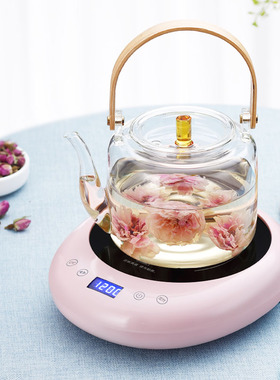 煮茶器玻璃煮茶壶茶具套装加热耐高温烧水壶家用电陶炉小型煮茶炉