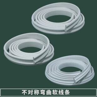 pvc软线条法式装饰条弧形拱门pu线条 欧式拱形门石膏线自粘收边条