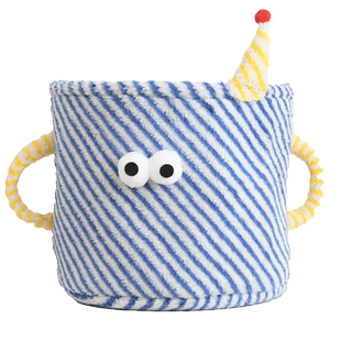 筱原宝宝玩具收纳箱婴儿家用多巴胺小怪兽收纳筐零食整理可爱卡通