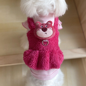 宠物泰迪猫咪超小狗狗衣服约克夏幼犬马尔济斯牵引裙子春秋装 冬季