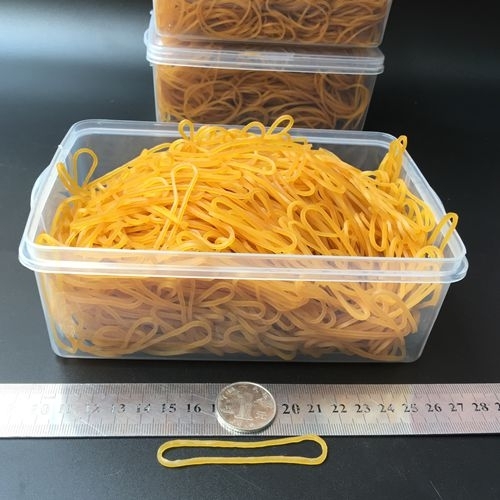 防老化耐高温乳胶圈财务办公用品橡皮筋牛皮筋橡胶圈绑钱皮筋盒装