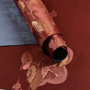 中j国风宋锦云松茶席新中式 优选织锦桌旗 禅意桌布垫子茶桌茶壶垫