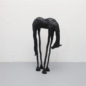 精选新中式 铸铁马桌面艺术摆件客厅书房酒柜电R视柜玄关茶几家居