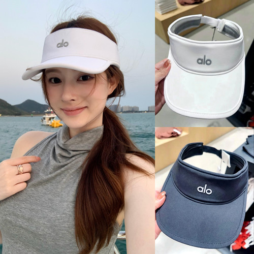 美代正品ALO明星同款空顶帽老钱ins风休闲运动网球瑜伽防晒遮阳帽
