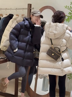 2025新款 三星90羽绒 泡芙羽绒服女小个子加厚白鸭绒 店 七姐