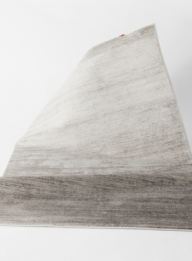 优选意式b极简高级羊毛轻奢灰色u地毯客厅现代茶几毯卧室地垫耐脏