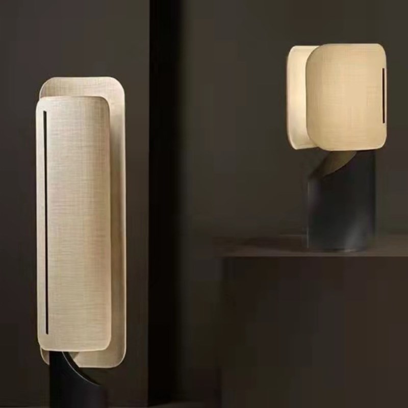 优选现代简约书房灯设计感布艺卧室灯具创意日式新中W式客厅艺术