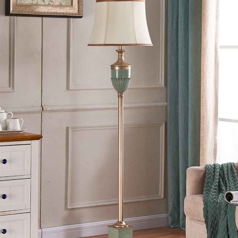 优选美式简约茶几落地灯美式乡村地中海蓝色M客厅卧室书房欧式落