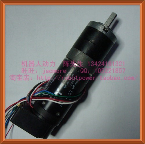 正品maxon EC32 80w空心杯无刷伺服电机48V转234转 带编码器