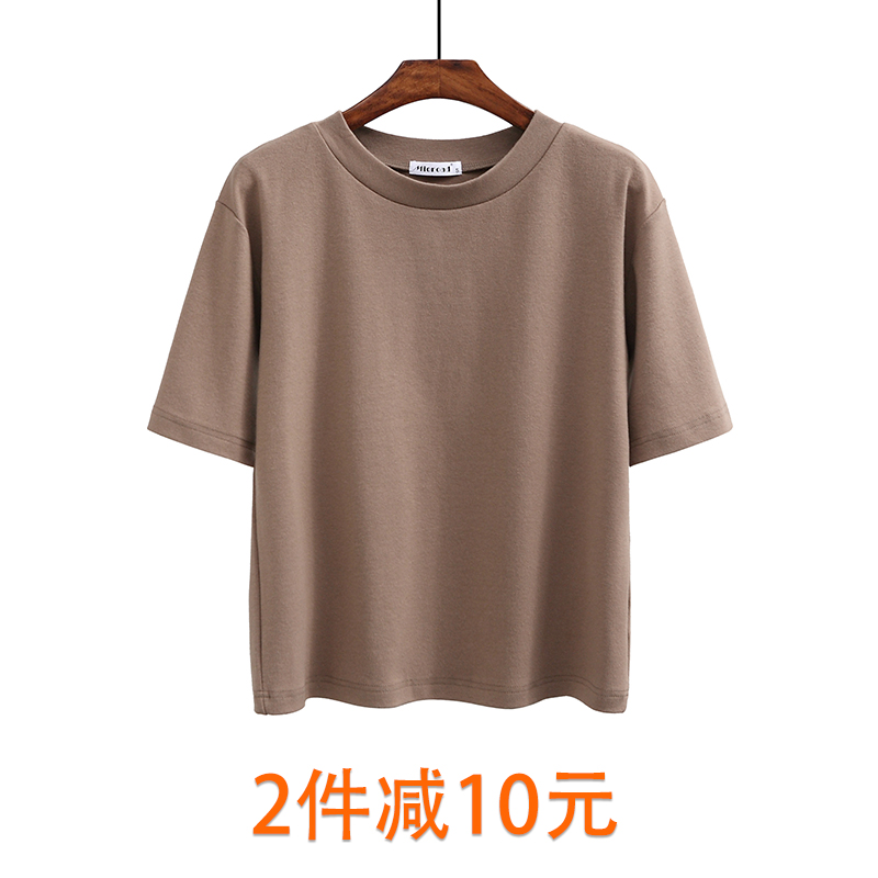 短袖纯色t恤上衣女夏2017新款韩版休闲短款圆领宽松白色学生bf风|msdalam kategori Butik wanita / wanita, baju-T - dari Buy2taobao.com untuk memberikan perkhidmatan ejen Taobao profesional membeli