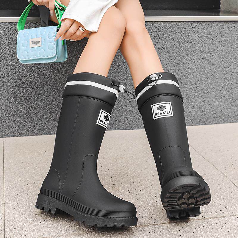 正货长筒雨靴女款2025新款时尚外穿成人女式雨鞋水鞋防水防滑女士