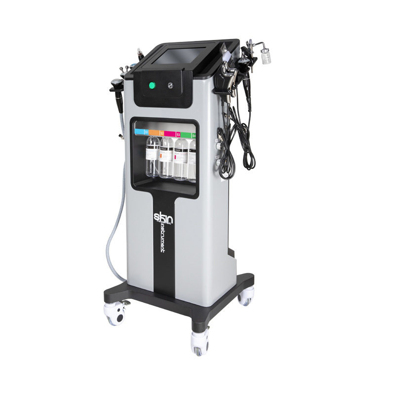 黑珍珠大气泡综合皮肤管理仪面部清洁注氧焕肤导入小气泡美容仪器