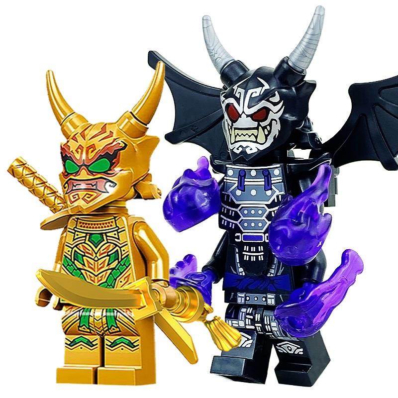 超划算鬼怪加满都翅膀劳埃德人仔兼容幻影忍者小人黄金武器拼装积