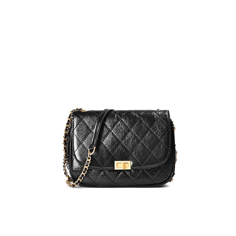 【清仓】Cowhide chain bag爆裂纹头层牛皮链条包斜挎包女潮|ruв категории Сумки, Г - жа сумки - от Buy2taobao.com для оказания профессиональной услуги покупки агента Taobao