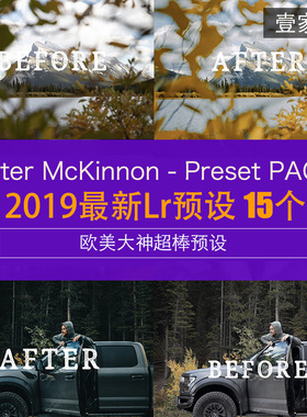 LR PS预设2019Peter McKinnon人像调色旅拍胶片电影时尚