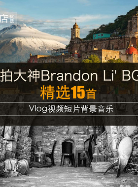 Vlog BGM Brandon Li 视频背景音乐 旅拍音乐素材 节奏 欧美