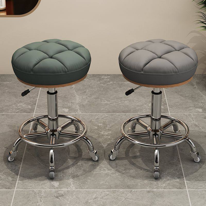 2025美容凳美容院凳子升降滑轮圆凳子大工凳理发店发廊化妆美甲剪