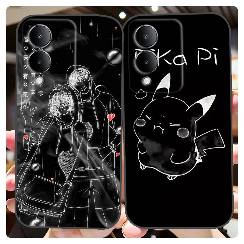 VovoY36手机壳V2247保护套vivo y36软胶保护时尚潮款套磨砂卡通来图定制