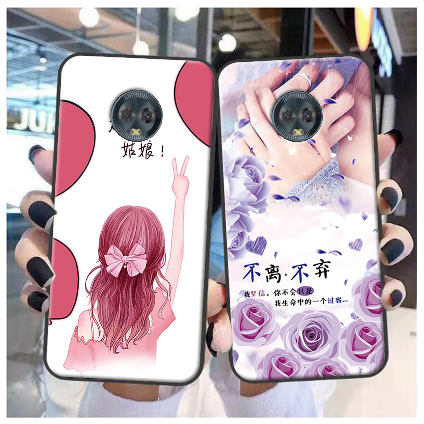适用于摩托罗拉MOTO G6plus手机壳MOTO xt1926手机套软卡通潮定制