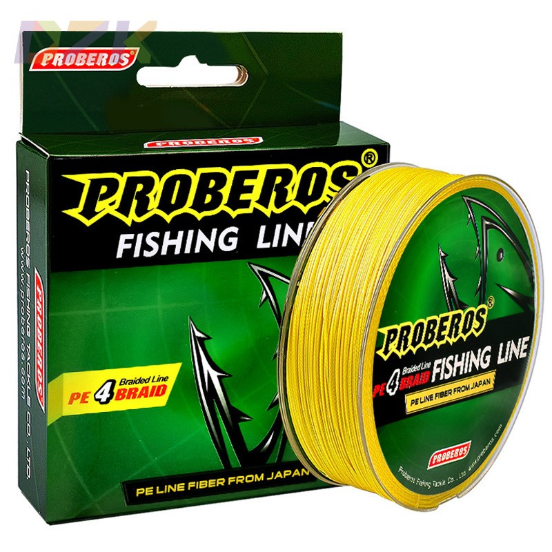 4编100米大力马鱼线黄PE线0.4#-10#编织线绿标 渔具渔线高端e4