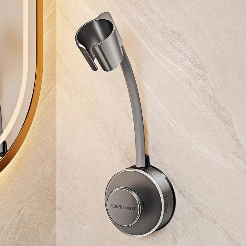 吸盘吹风机懒人支架置物架子卫生间解放双手电吹风筒壁挂收纳神器