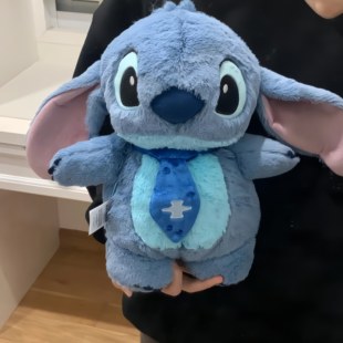 史迪仔热暖注水袋玩偶加厚暖捂手方便拆洗卡通可爱送女生朋友礼物