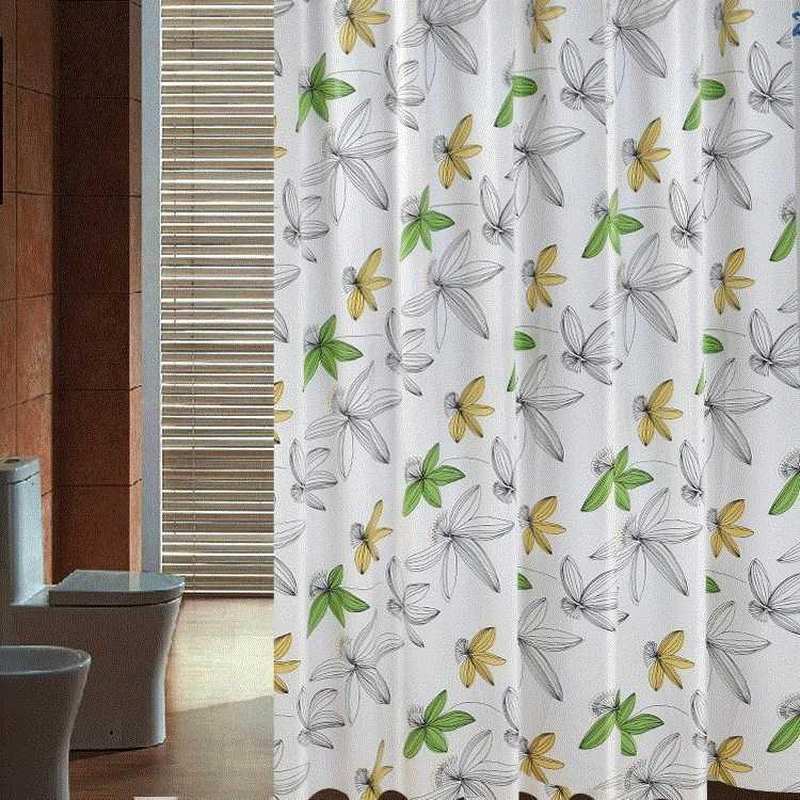 不锈钢防水挂钩长方形挂帘透光浴杆宿舍环形勾淋浴房拉帘加大浴帘