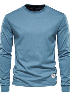 tshirt men cotton longsleeve tshirt white t shirt black 男