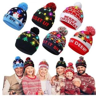 New Christmas Hat X-mas Knitted Hat Warm Winter Cap Christma