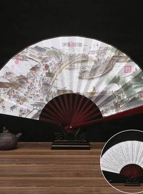 Chinese style gift Folding fan craftwork Creative souvenir