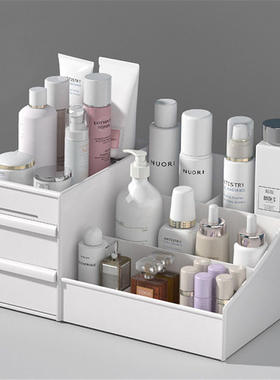 Cosmetic Makeup Organizer With Drawers, Plastic Bathroom Ski