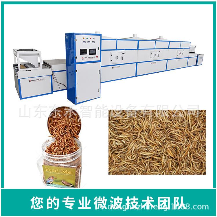 桑叶茶微波杀青提香机 茶叶绿茶微波烘干杀菌设备 隧道式