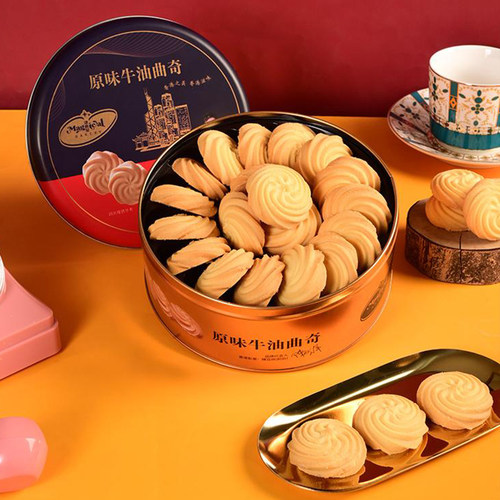 香港进口津曲星小熊曲奇原味牛油奶香饼干礼盒香酥港式手信送女友