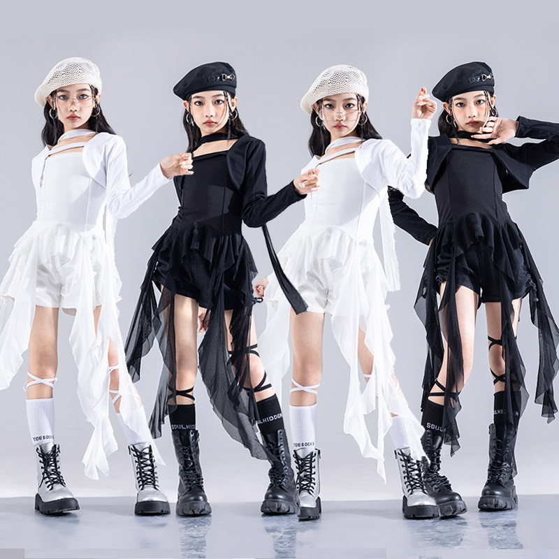 女款嘻哈爵士舞演出服图片