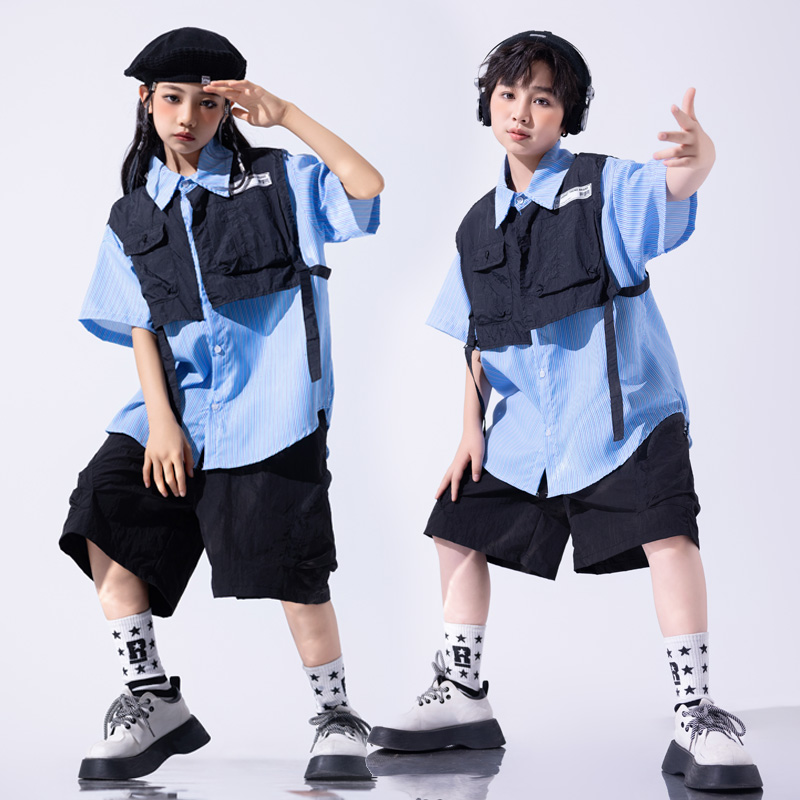 男女同款嘻哈街舞演出服