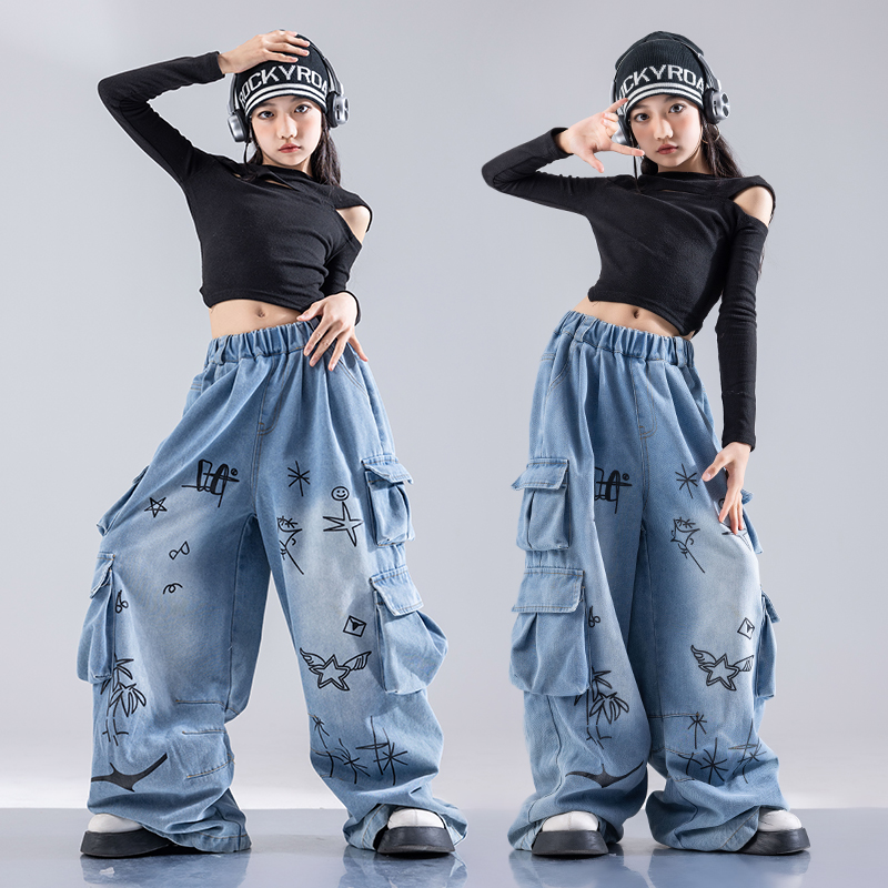 女款韩版爵士舞演出服