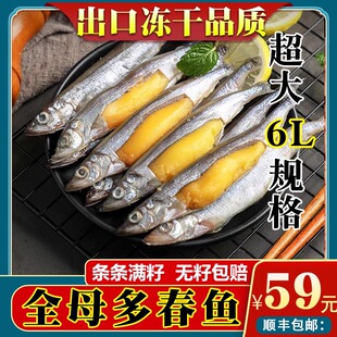 多春鱼满籽新鲜鲜活即食多子鱼多籽鱼带籽多春鱼冷冻顺丰包邮2斤