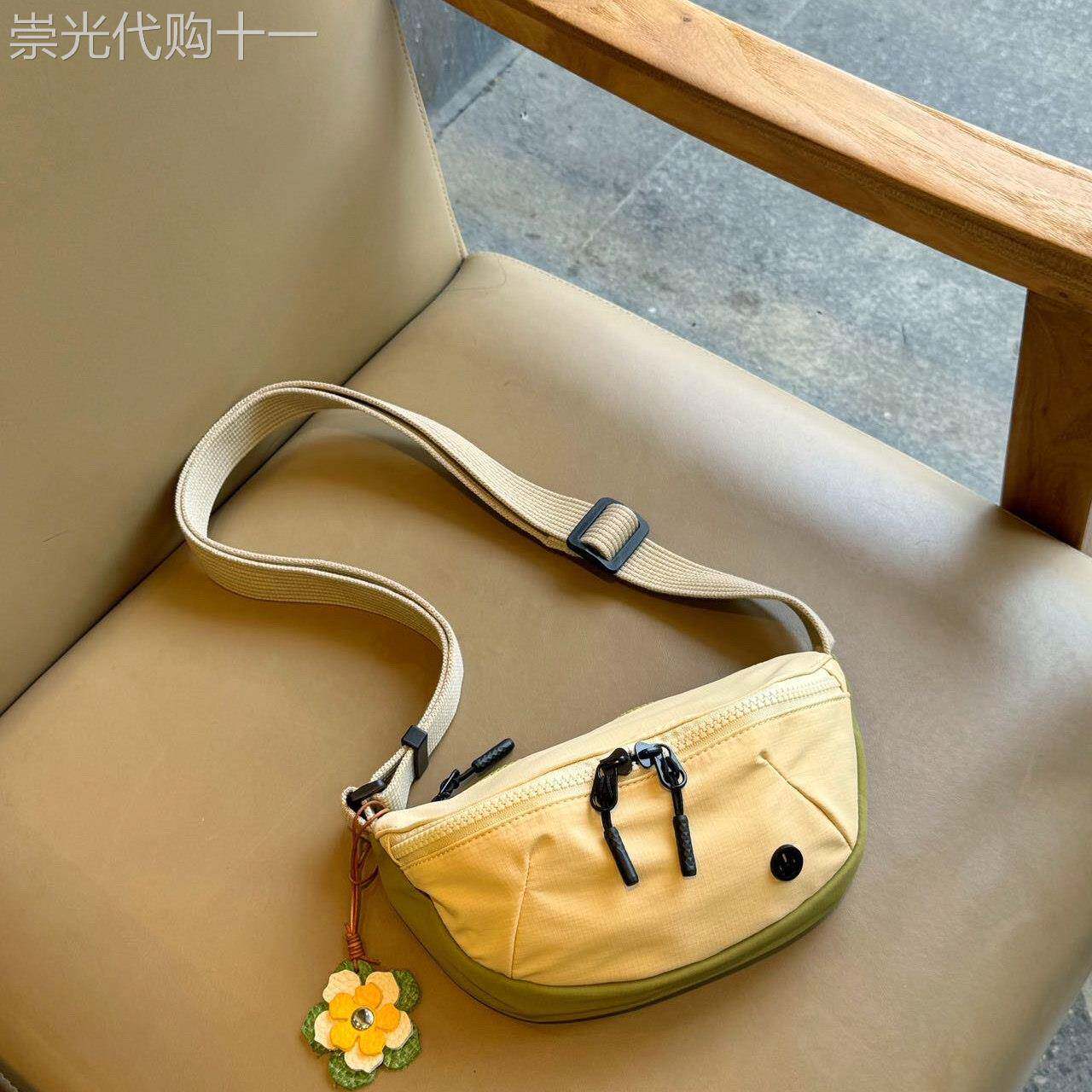新加坡Cienda Kuelta 轻便迷你帆布小包包女可爱韩版水饺包斜挎包
