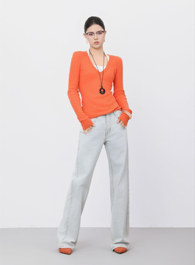 「吸晴裤」春季长裤时尚潮流款型洗水牛仔裤HBZC641262