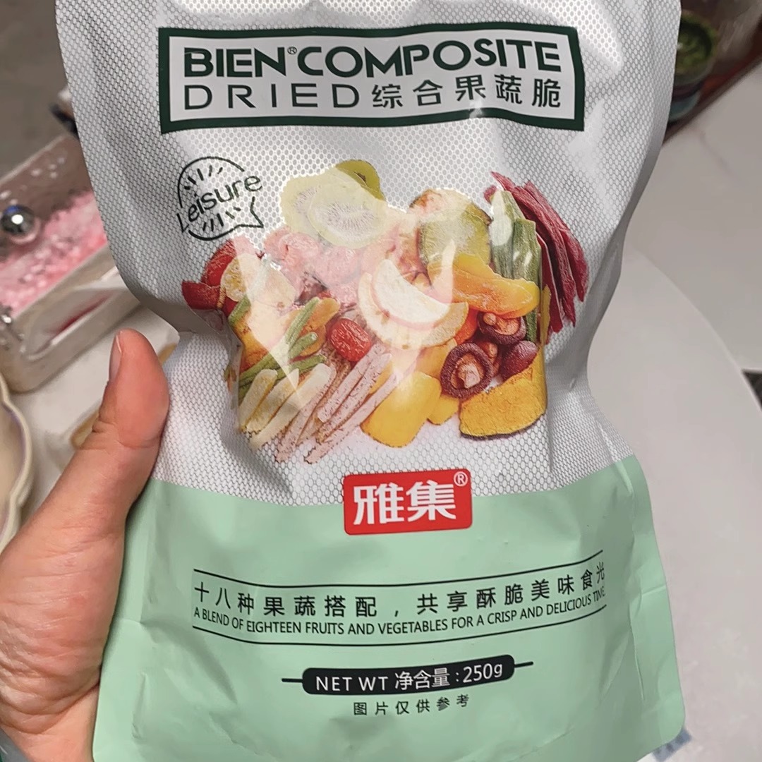 综合果蔬脆片混合水果干大包装秋葵香菇孕妇儿童营养网红零食